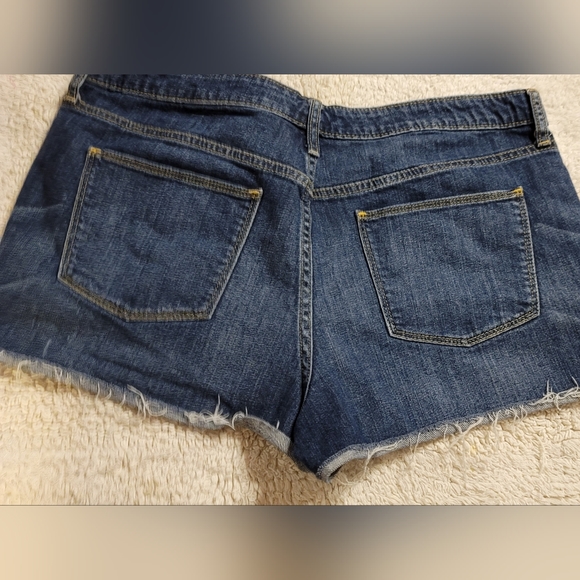 PLUS size High Rise Shortie Demin Shorts Stretch Universal Thread size 14. W32 - Picture 2 of 11